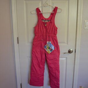 NWT Pink Kids Ski Bib